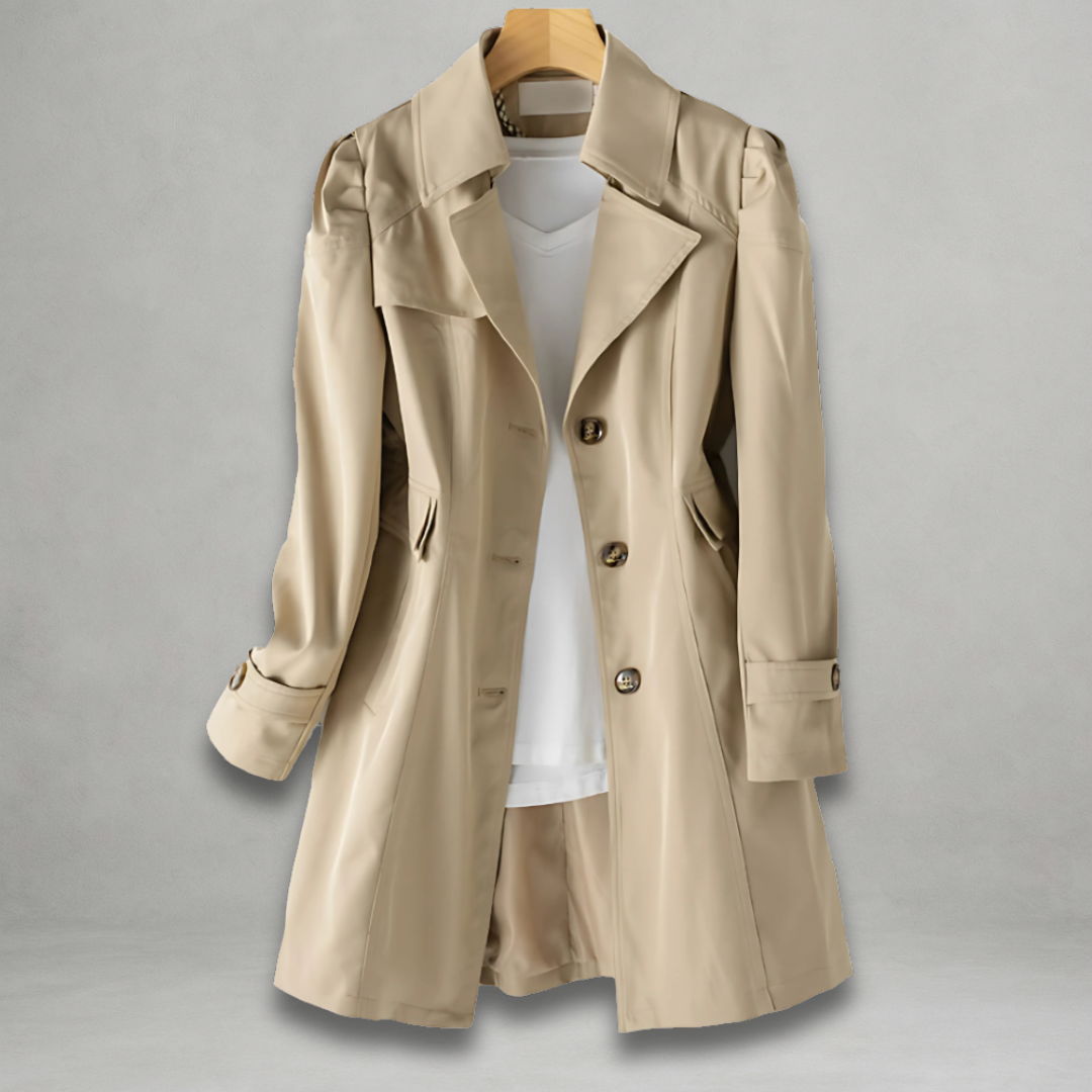 Elodie | Custom Tailored Trench Coat for Women | Classic Lightweight