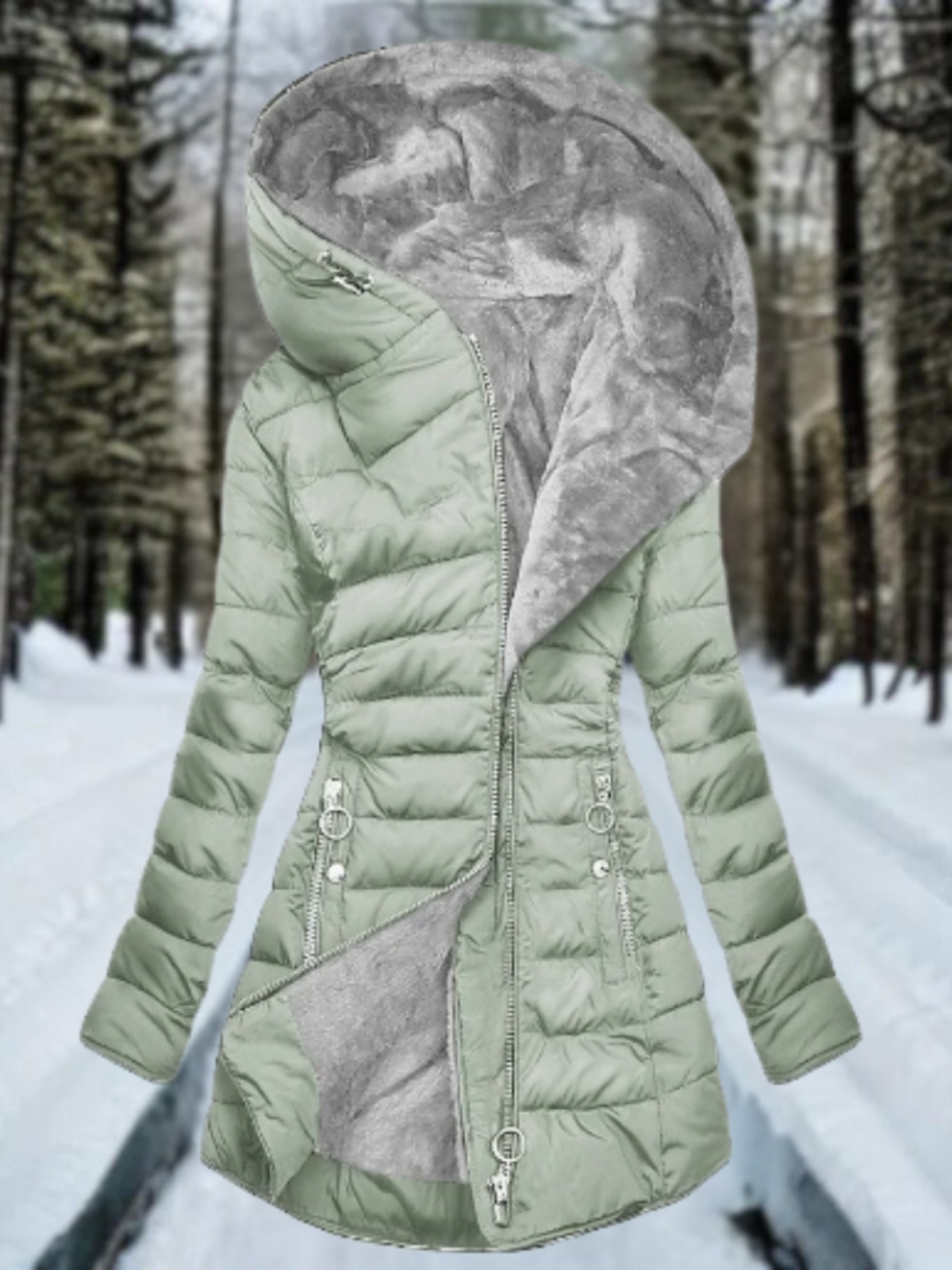 Vela | Warm Fluffy Coat for Women