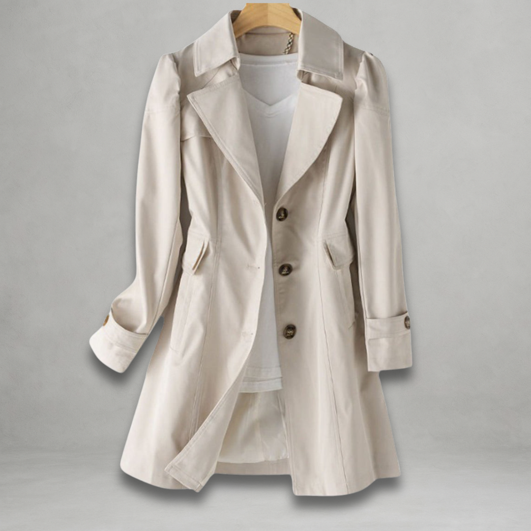 Elodie | Custom Tailored Trench Coat for Women | Classic Lightweight