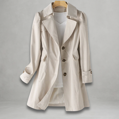Elodie | Custom Tailored Trench Coat for Women | Classic Lightweight