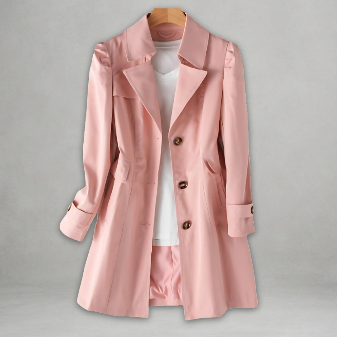 Elodie | Custom Tailored Trench Coat for Women | Classic Lightweight