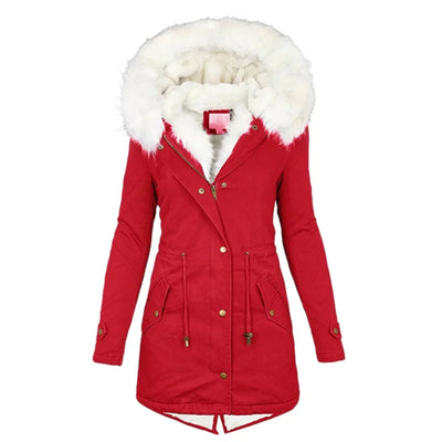 Giulia - Winter Coat with Synthetic Fur Lining