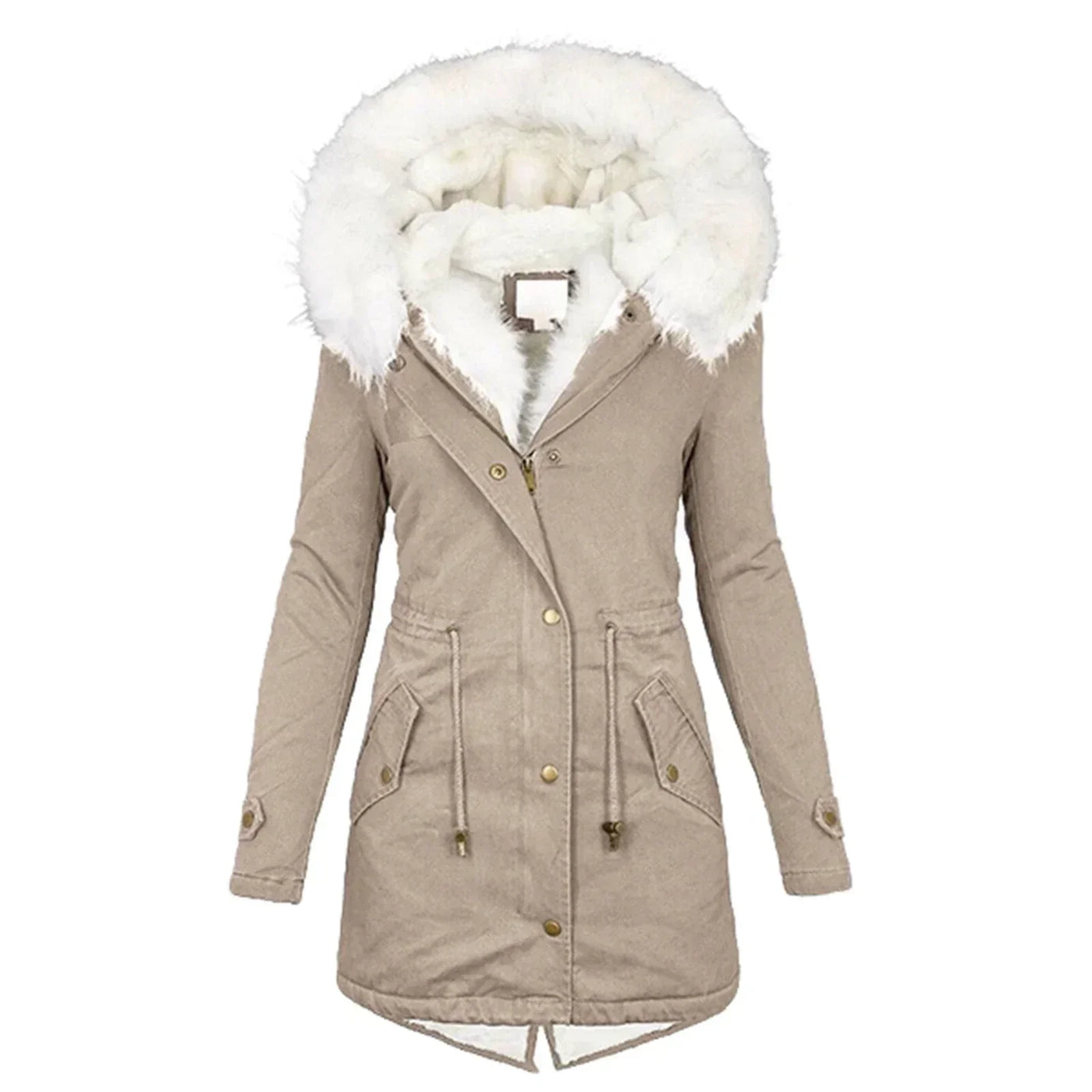 Giulia - Winter Coat with Synthetic Fur Lining