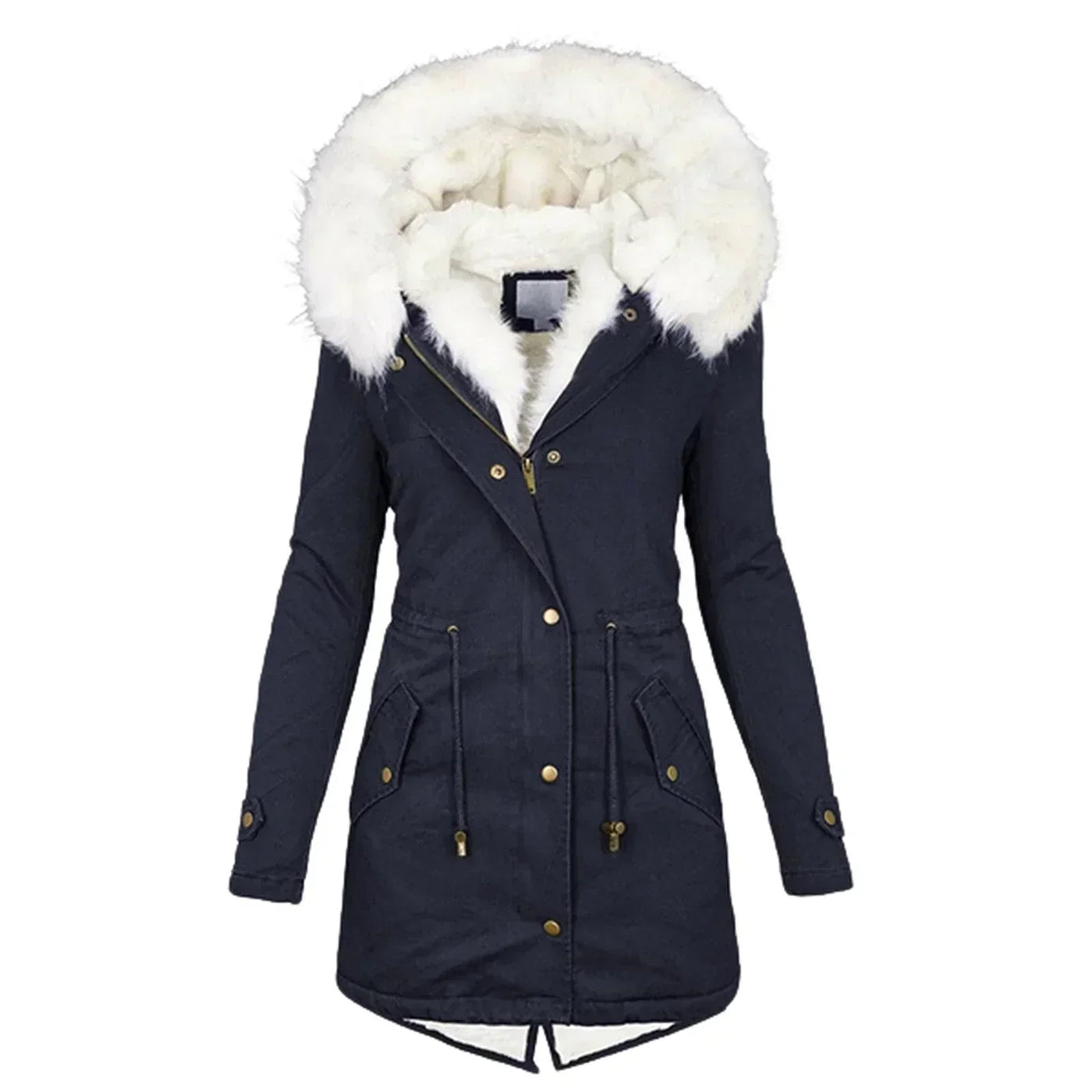Giulia - Winter Coat with Synthetic Fur Lining