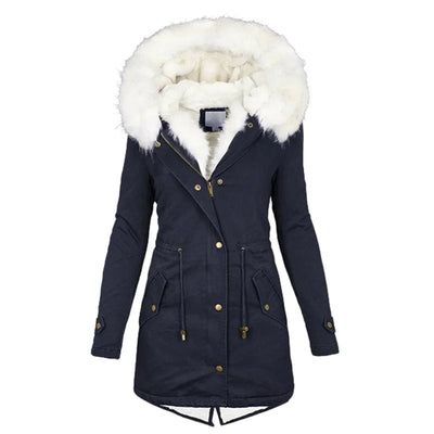 Giulia - Winter Coat with Synthetic Fur Lining