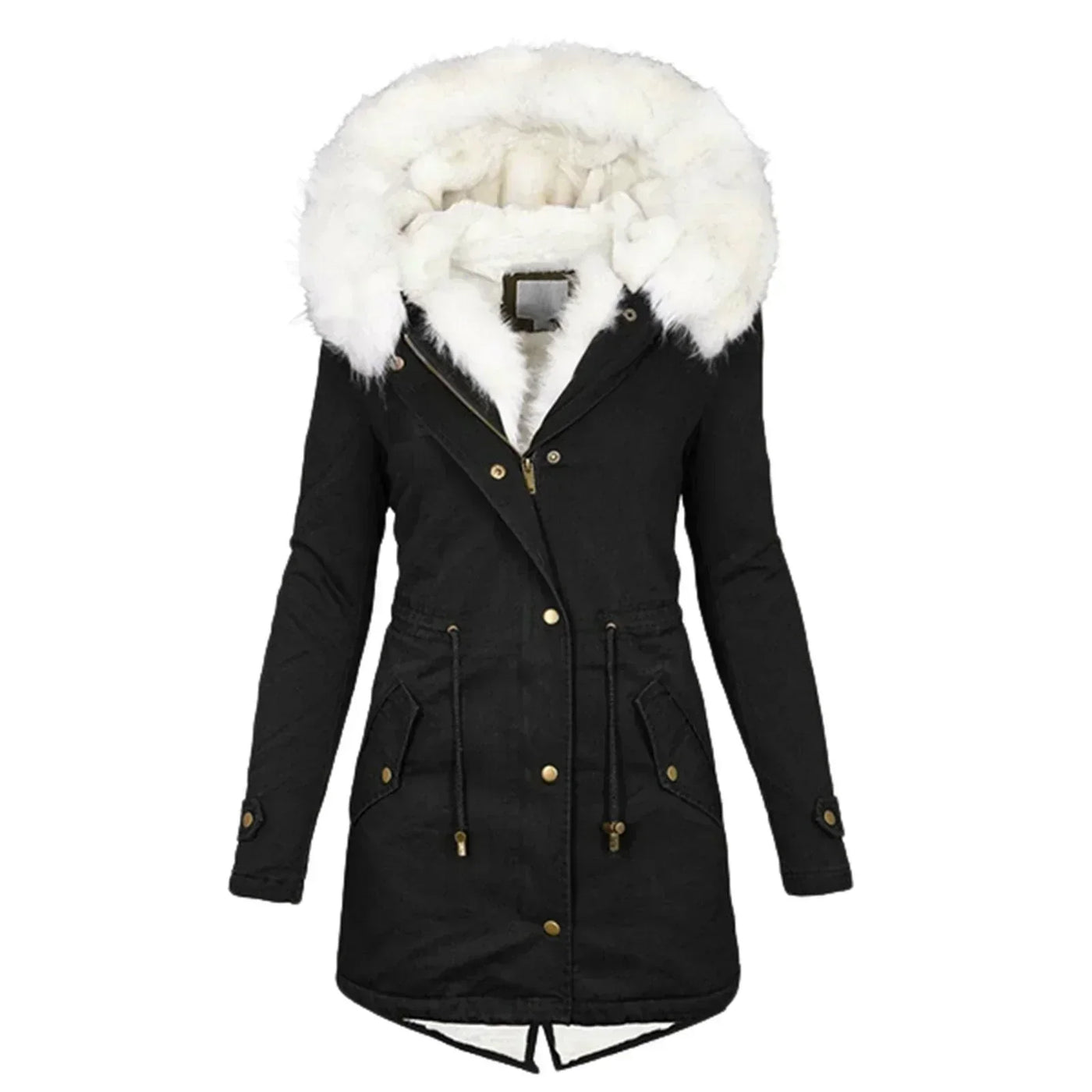 Giulia - Winter Coat with Synthetic Fur Lining