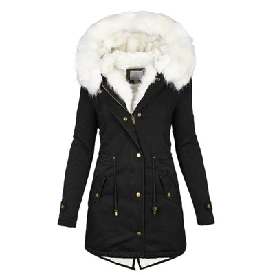 Giulia - Winter Coat with Synthetic Fur Lining