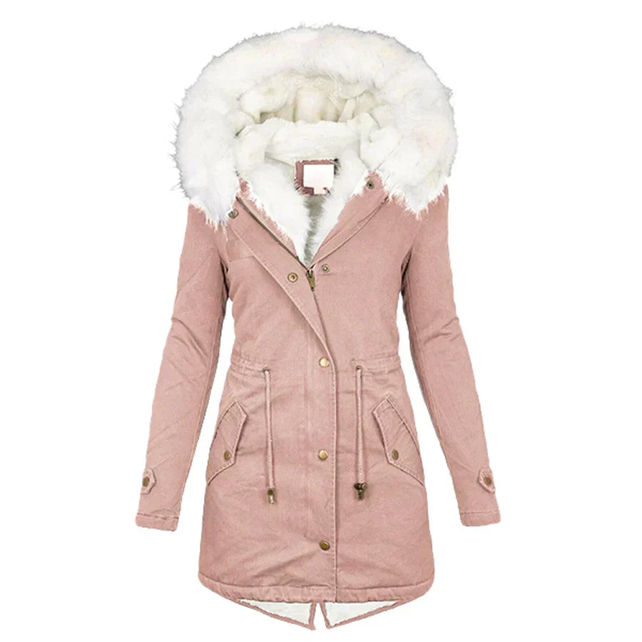Giulia - Winter Coat with Synthetic Fur Lining